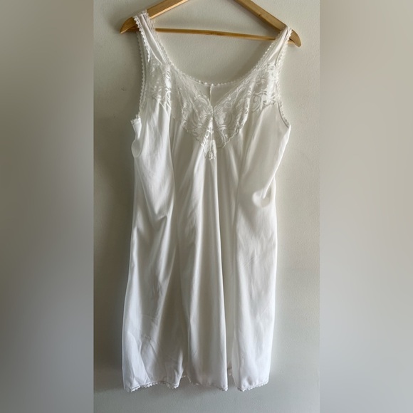 Vintage Other - Lace Slip White LARGE